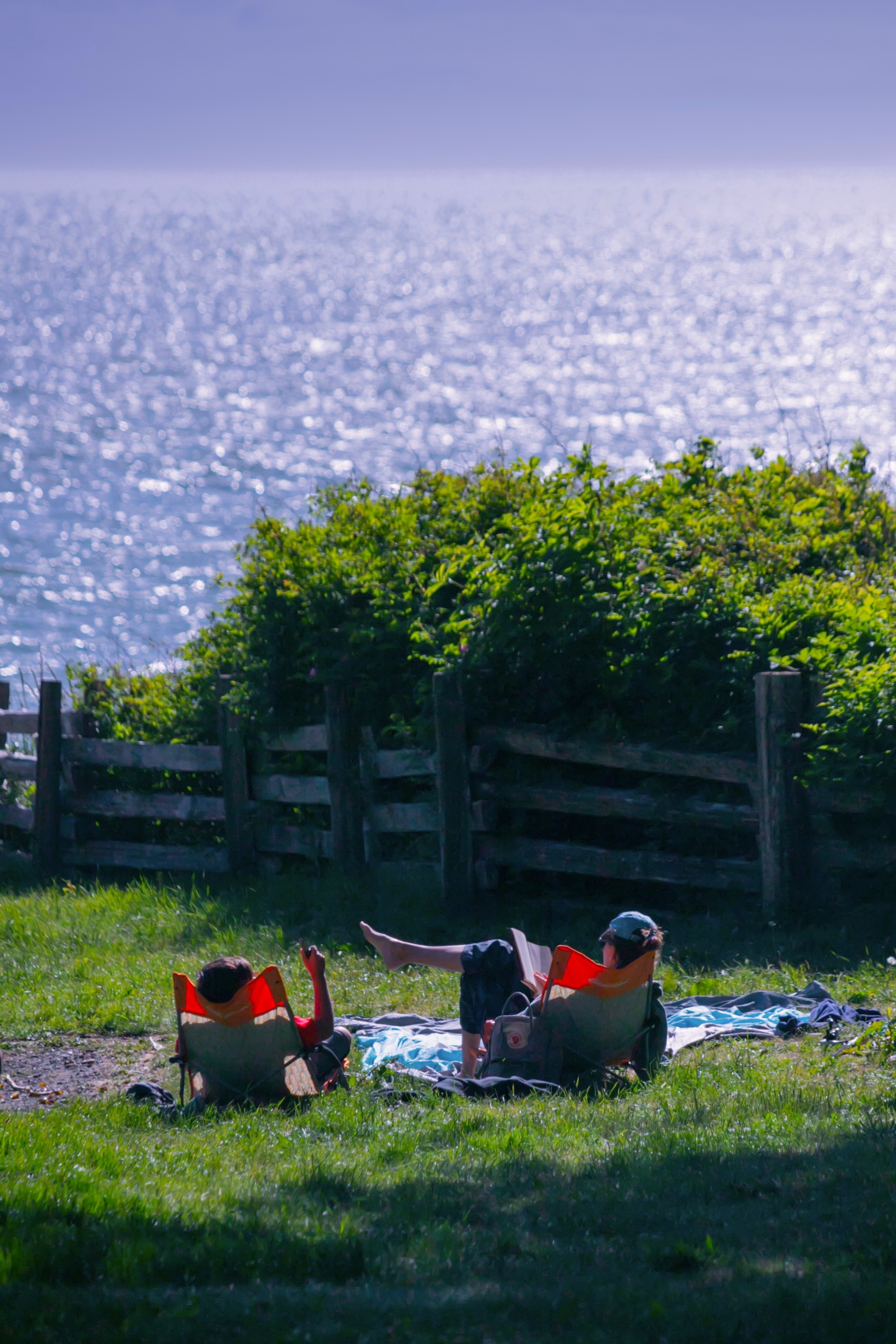 By the sea