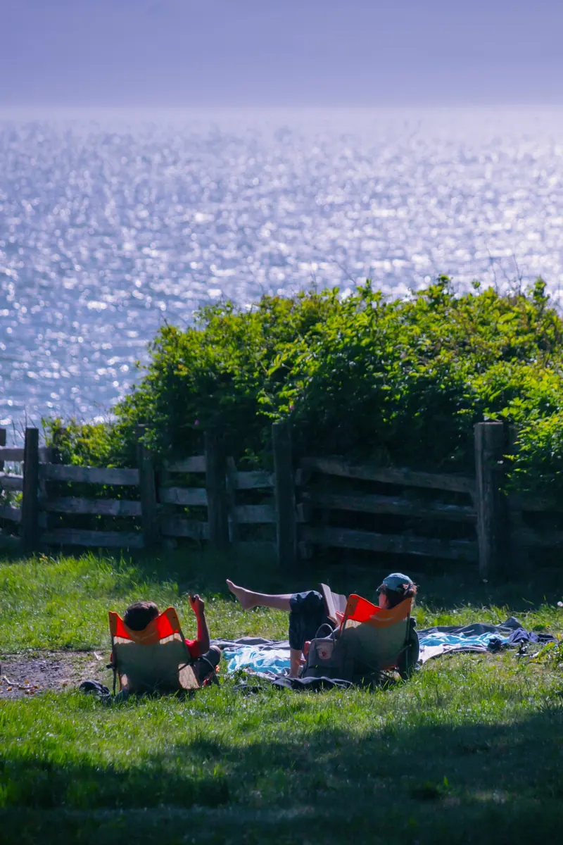 By the sea