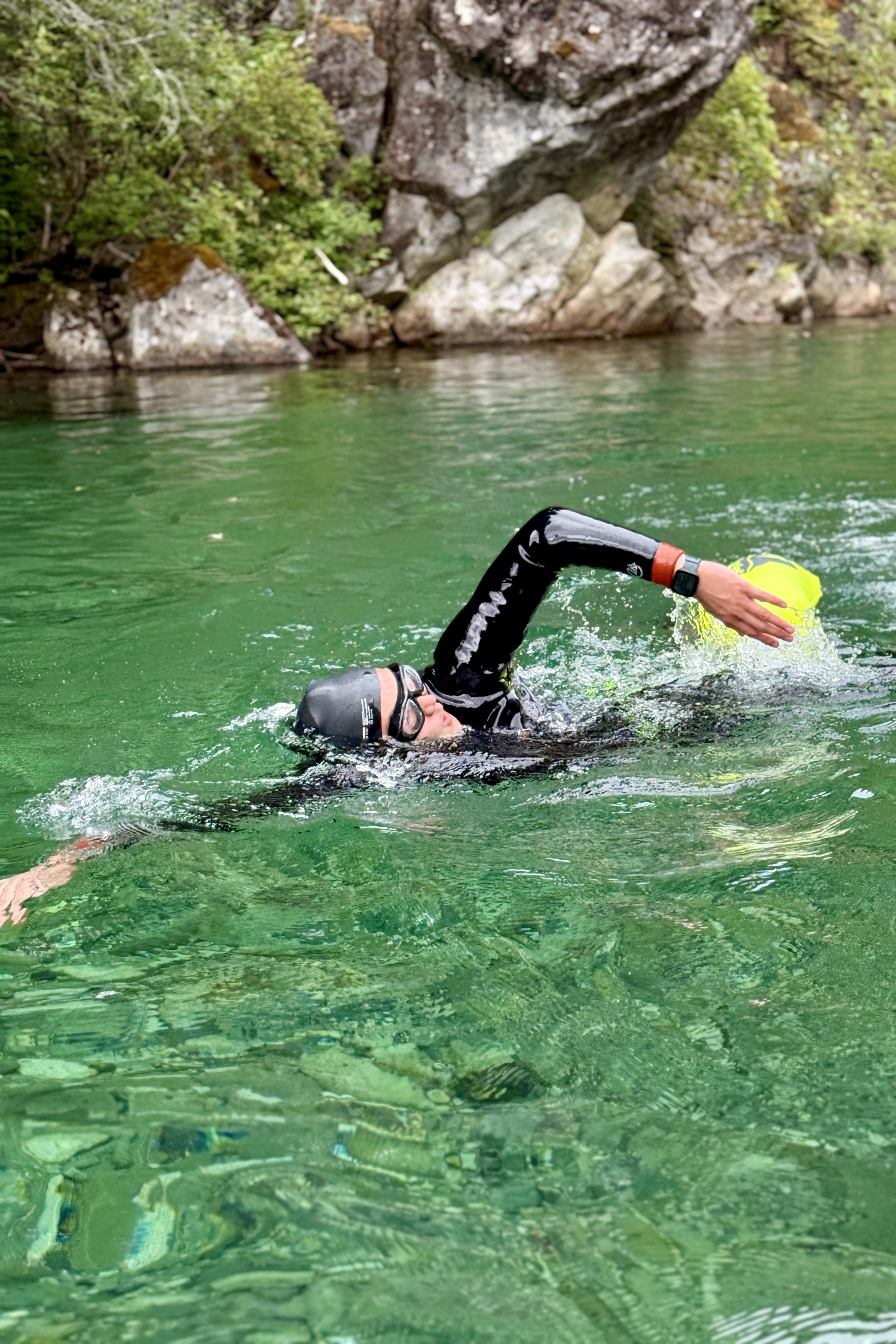 Open-water swimming